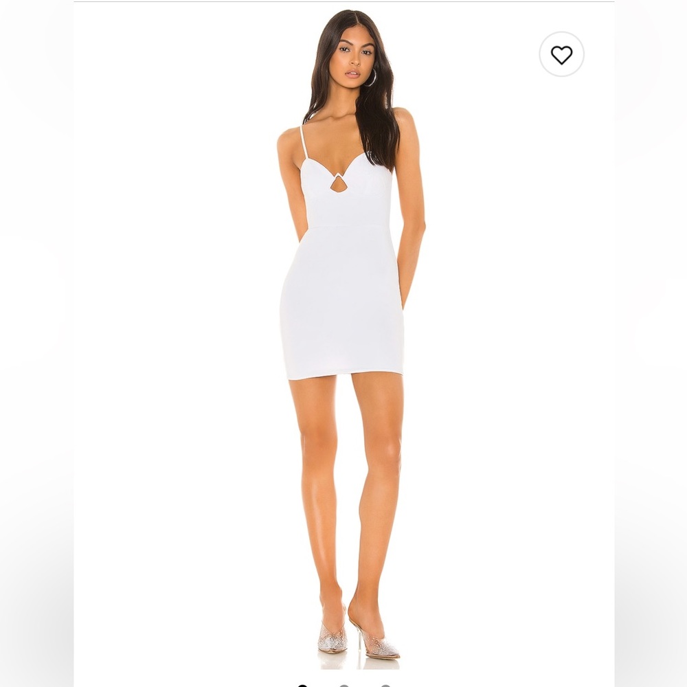 Revolve superdown white mini dress